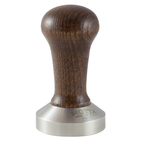 Motta Tamper 53mm - Rustfrit stål - Træhåndtag