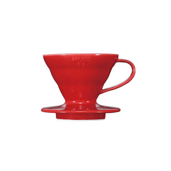 Dripper Hario V60-01 - keramik rød