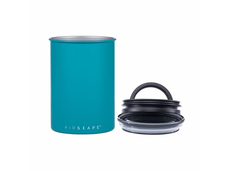 Airscape kaffedåse 500 gram matte turquoise