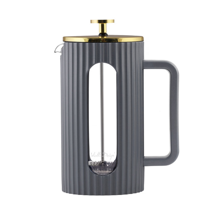 Vialli Design - Livio Stempelkande 1000ml - Grå/guld
