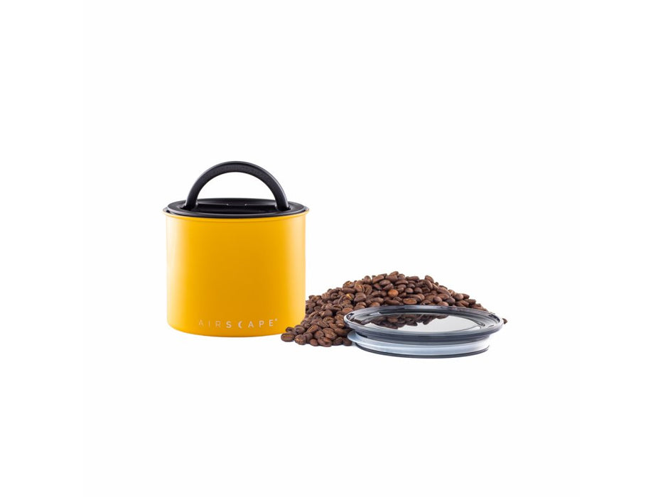 Airscape kaffedåse 250 gram matte yellow