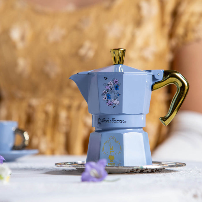 Bialetti Moka Express Bridgerton 3 kopper espressokande / mokapot