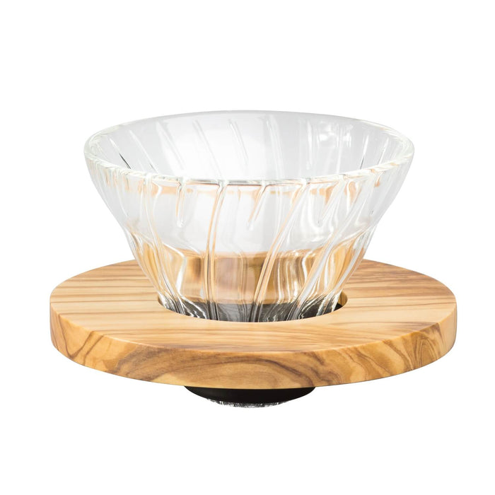 Hario V60 Glas Dripper 01 - Oliventræ