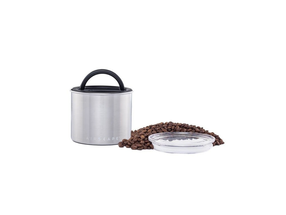 Airscape kaffedåse 250 gram brushed steel