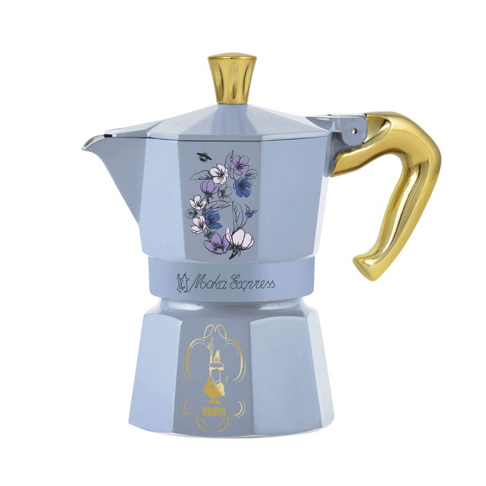Bialetti Moka Express Bridgerton 3 kopper espressokande / mokapot