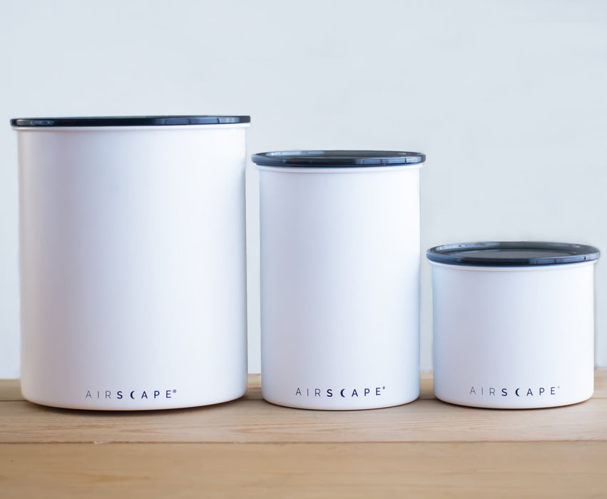 Airscape kaffedåse 1000 gram matte white