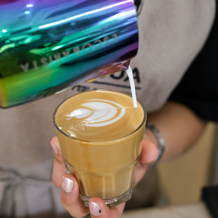 Mælkekande latteart