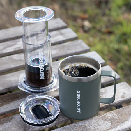 AeroPress Termokrus 350 ml Grøn
