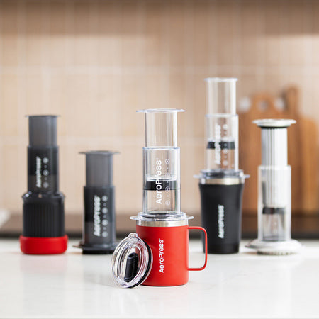 AeroPress Termokrus 350 ml Rød