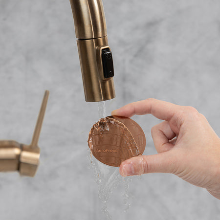 AeroPress XL genanvendeligt stålfilter guldtonet