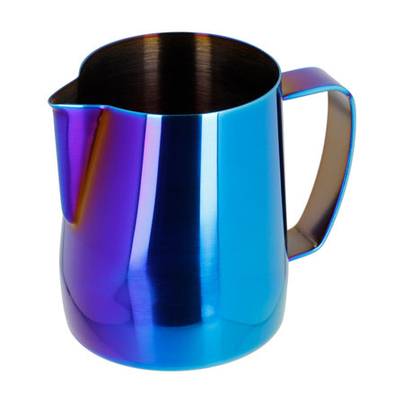 Barista Space - 350 ml Rainbow Blue Mælkekande
