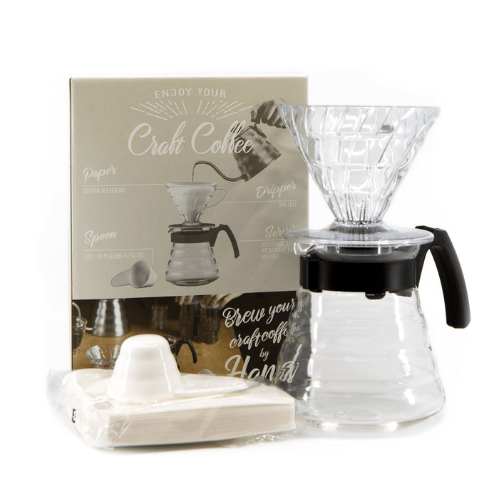 Hario V60-02 Startsæt Sort