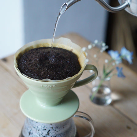 Hario V60 Ceramic Dripper 02 – Smokey Green