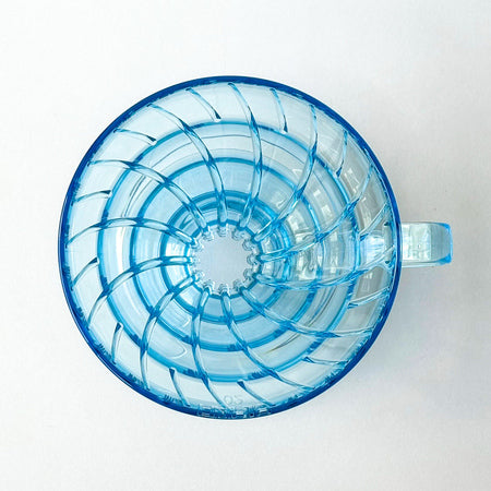 Hario V60 Plastic Dripper 02 – Project Waterfall Transparent Blå