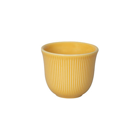 Loveramics Brewers Embossed Tasting Cup 80 ml gul espressokop i porcelæn
