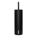 MiiR Sipper Straw Bottle 470 ml sort isoleret drikkeflaske med sugerør