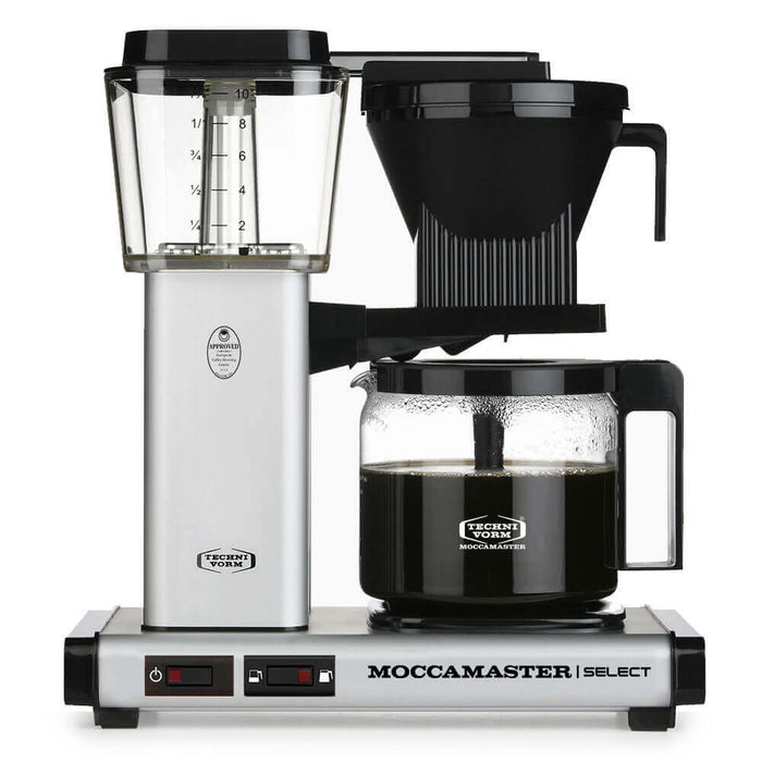 Moccamaster KBG 741 SELECT Technivorm - mat sølv