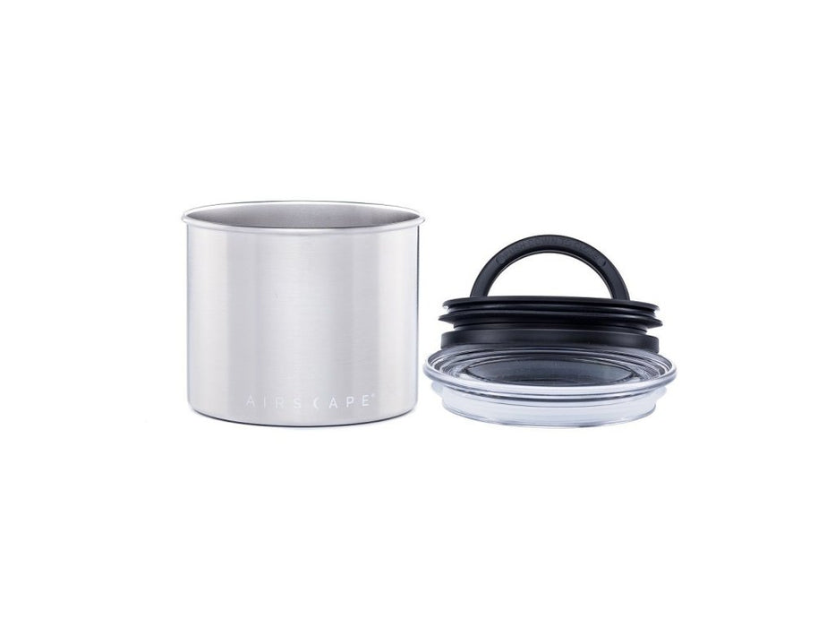 Airscape kaffedåse 250 gram brushed steel