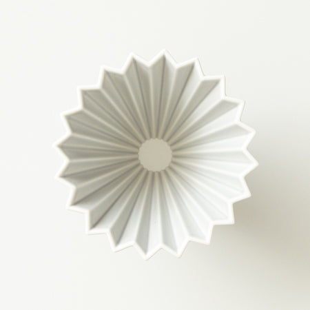 Origami Dripper M Porcelæn Matt Grey