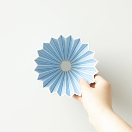 Origami Dripper S Porcelæn Matt Blue