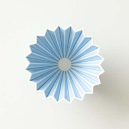 Origami Dripper S Porcelæn Matt Blue