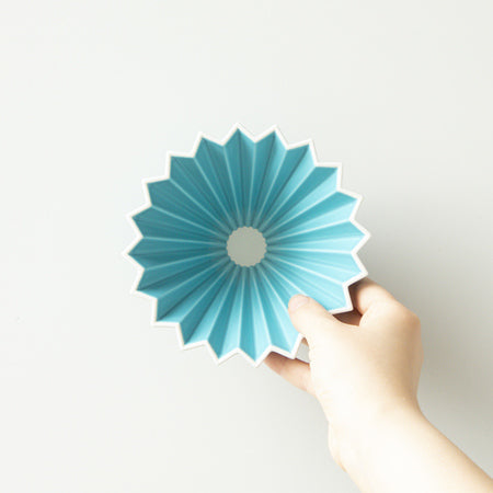 Origami Dripper S Porcelæn Turquoise