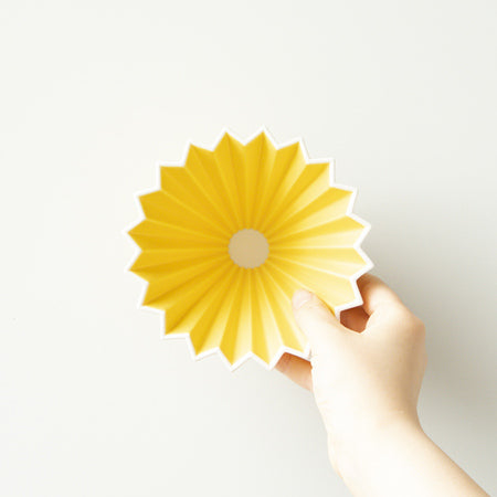 Origami Dripper S Porcelæn Yellow