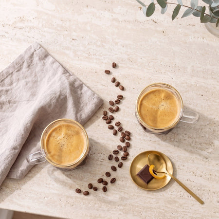 Vialli Design Geo Gold Espressokopper 120 ml – 2 stk.