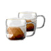 Vialli Design Geo Gold kaffekopper 350 ml i glas med guldkant 2 stk.