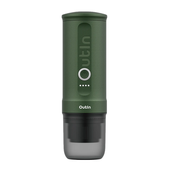 Outin Nano portable espresso maker forest green