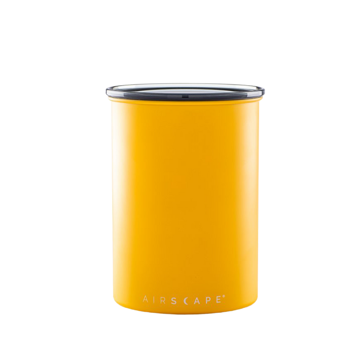 Airscape kaffedåse 500 gram matte yellow