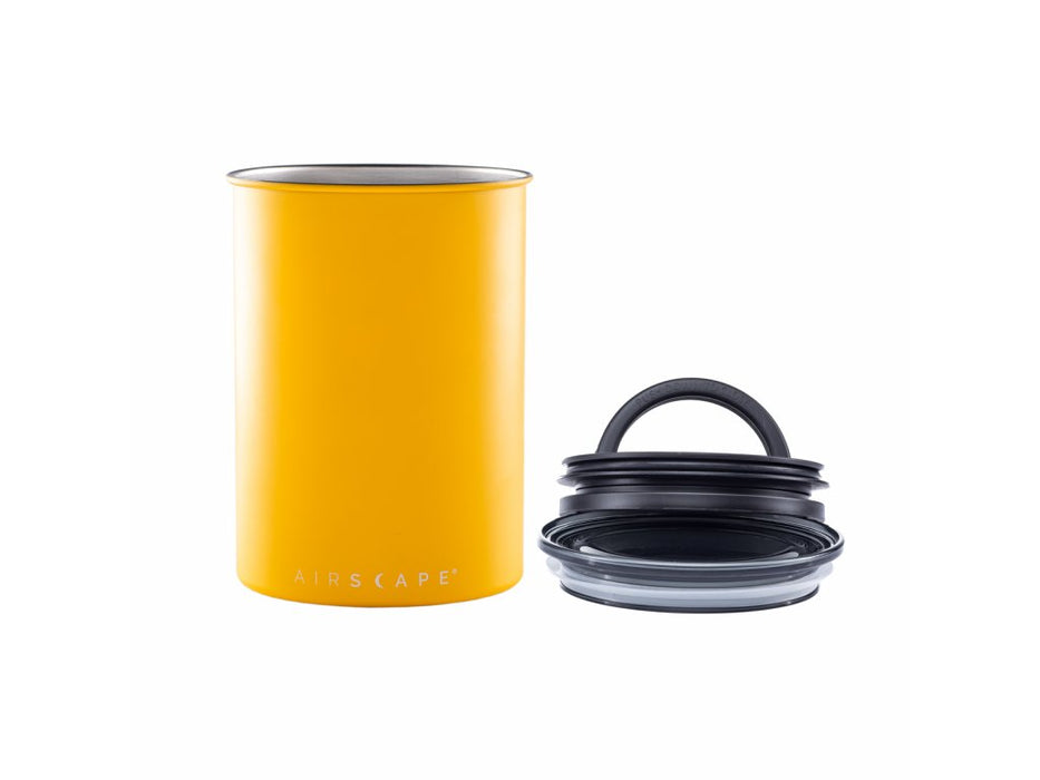 Airscape kaffedåse 500 gram matte yellow