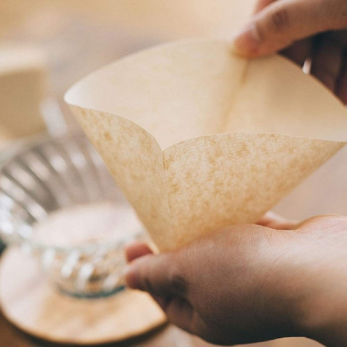 Hario V60-01 - 40 stk Papirfilter natural/ubleget