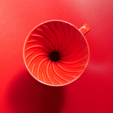 Dripper Hario V60-02 - keramik rød