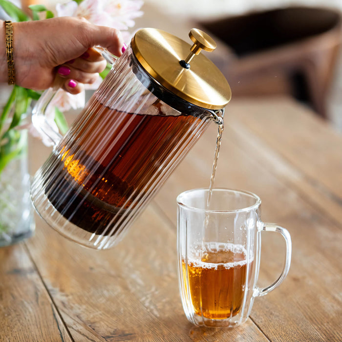 Vialli Design - Tulip Stempelkande 1000 ml - mat guld
