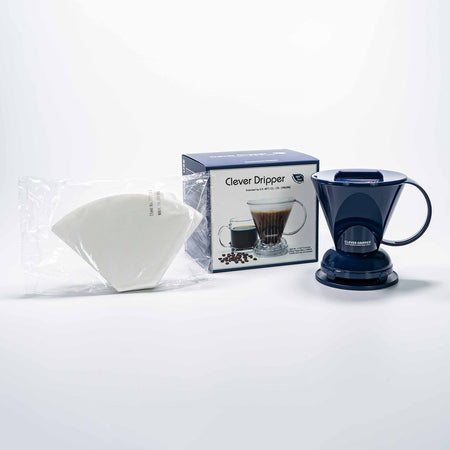 Clever Dripper L Navy Blue + 100 Filtre