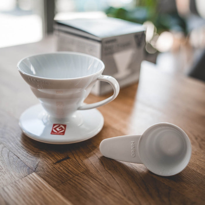 Dripper Hario V60-01 - plastik hvid